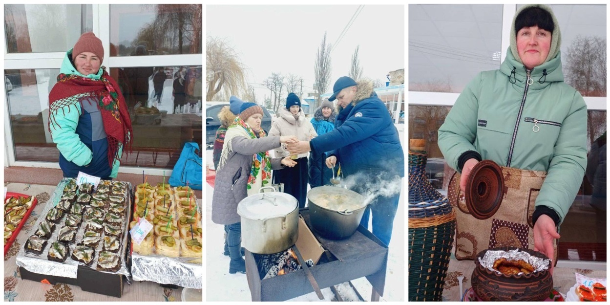Тепло сердець серед хурделиці: у селі Дубова влаштували благодійний пікнік-донат для ЗСУ