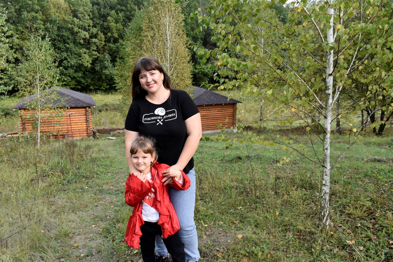 Валентина Клецко з донечкою