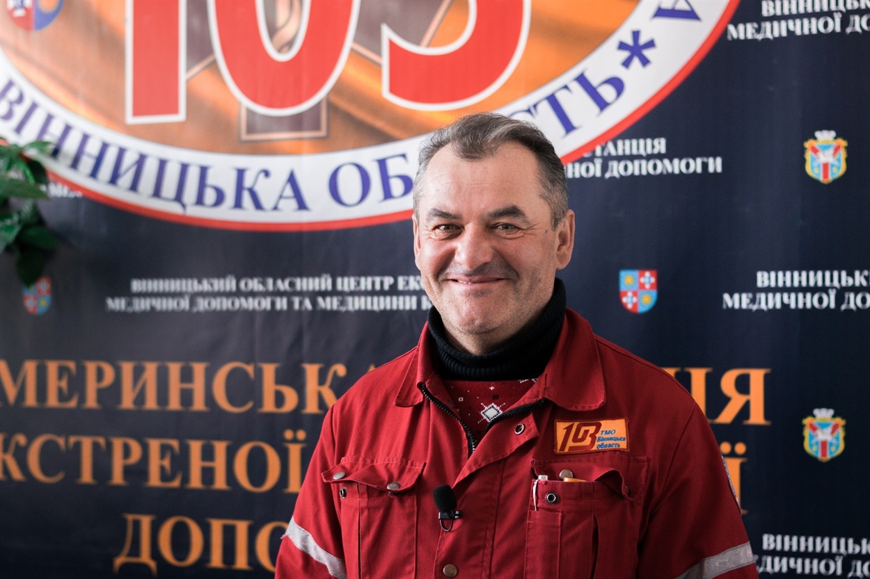 Лікар медицини надзвичайних станів Василь Кудрявський