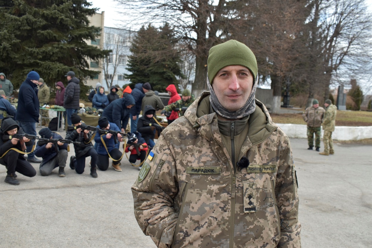 Командир бригади територіальної оборони у Вінницькій області Юрій Парадюк