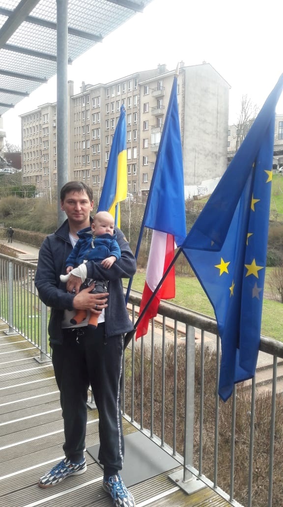 Вадим Князь із синочком у Франції