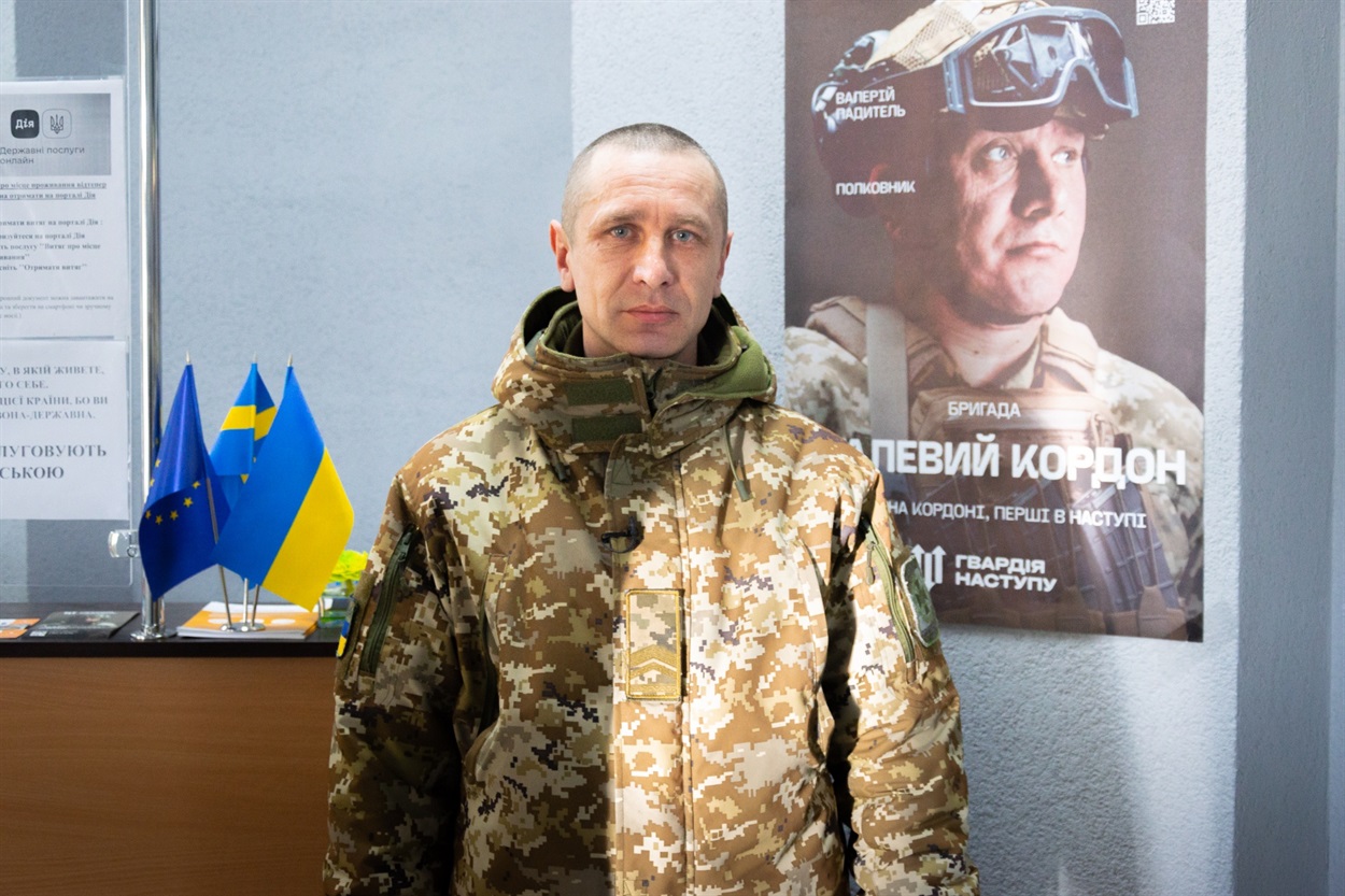Інспектор прикордонної служби, фельдшер Сергій Семенюк 