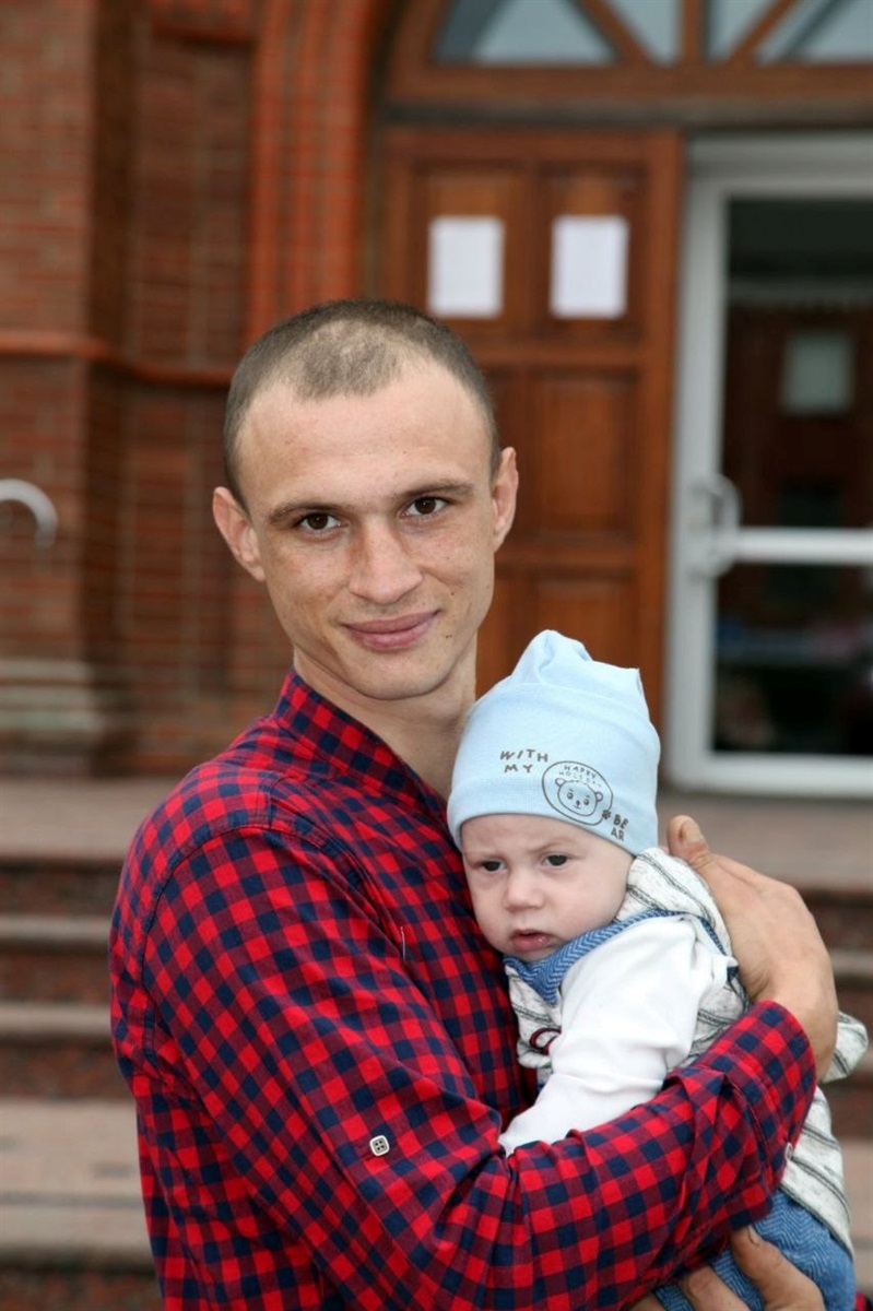 Олександр Смолич з синочком Вадимом