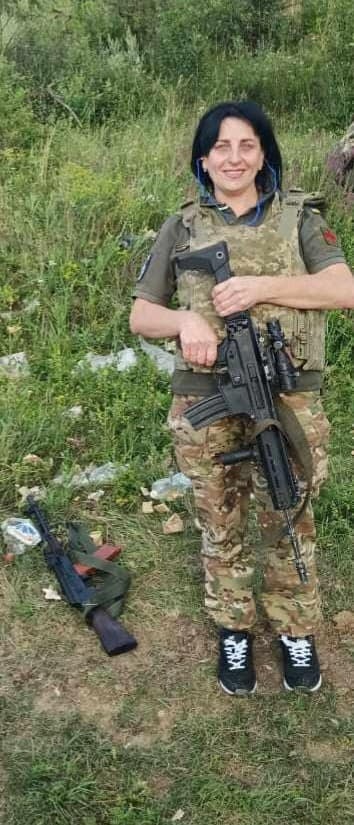 Ольга – стрілець-санітар 57 бригади
