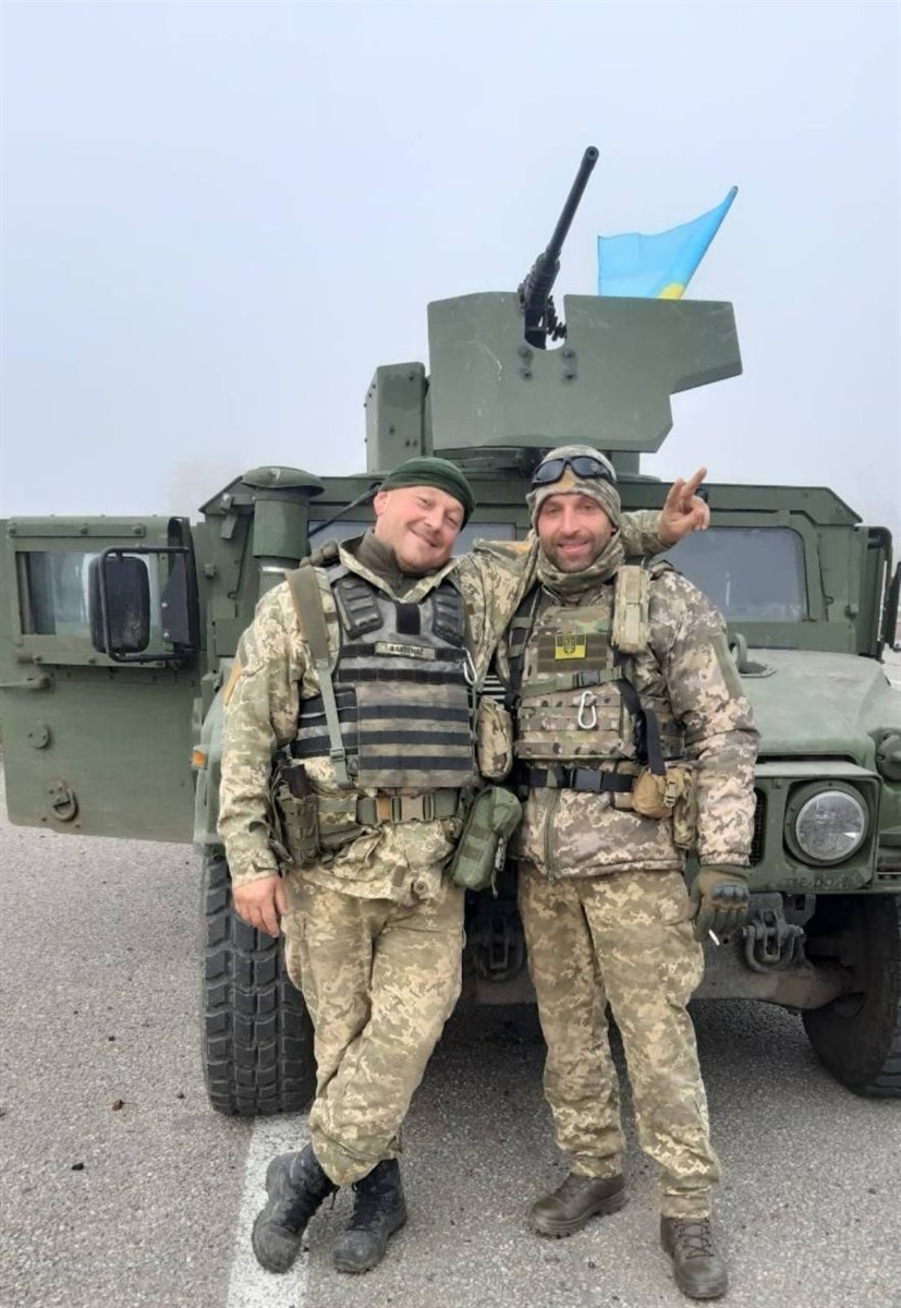 Жмеринчанин Володимир Закупень з побратимом