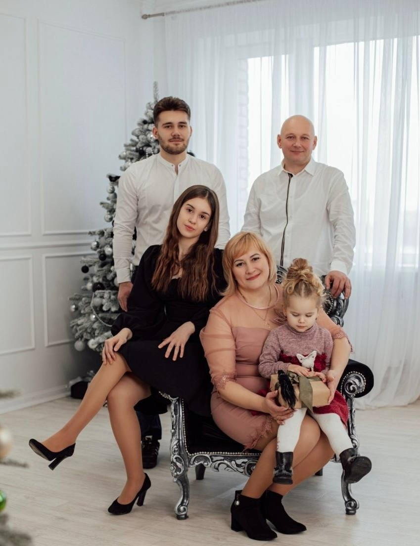 Жмеринчанин Володимир Закупень з сім'єю