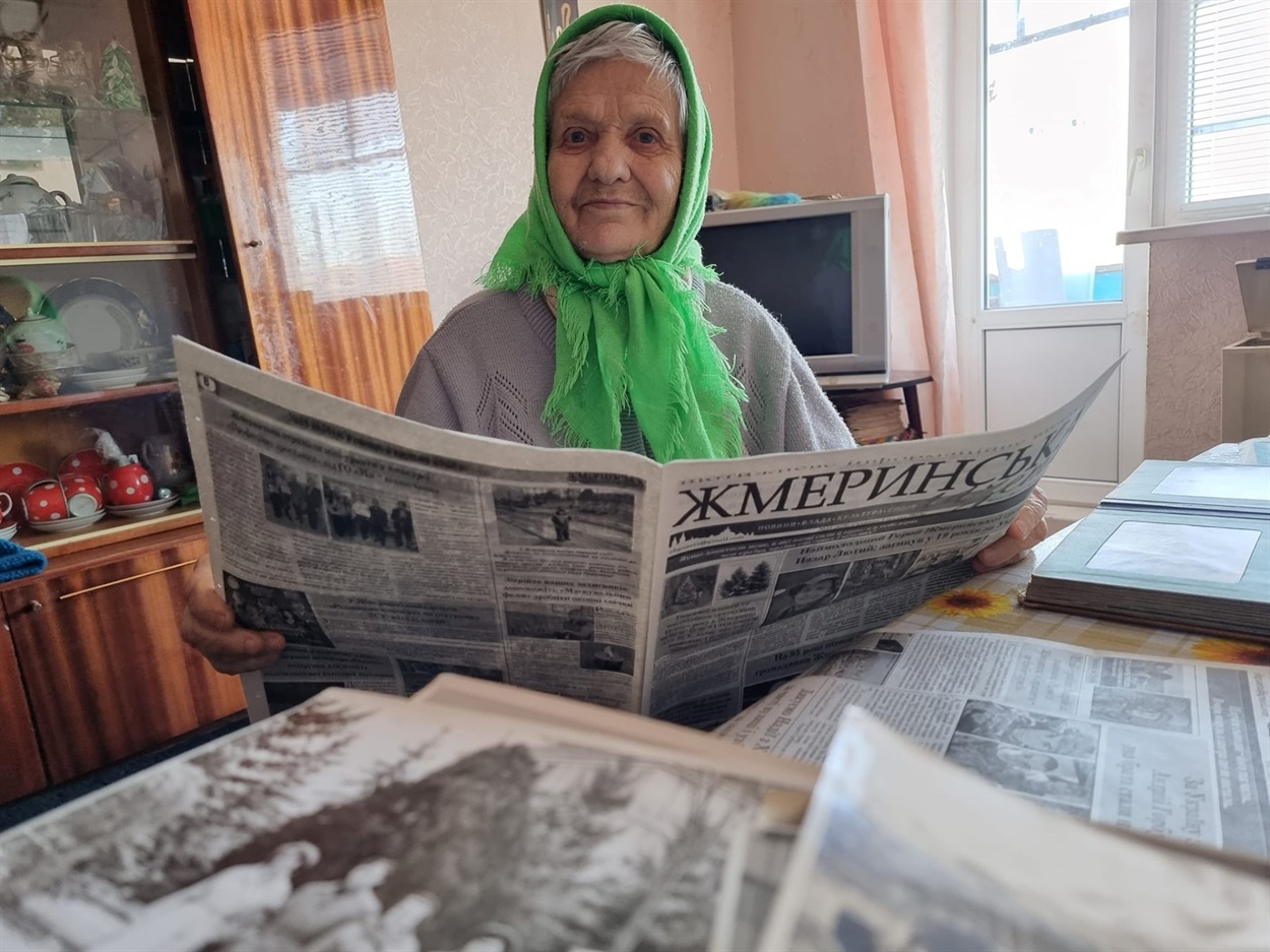 Павлина Яківна з Кривого Рогу проживає у Жмеринці і мріє зустрітися з Володимиром Зеленським