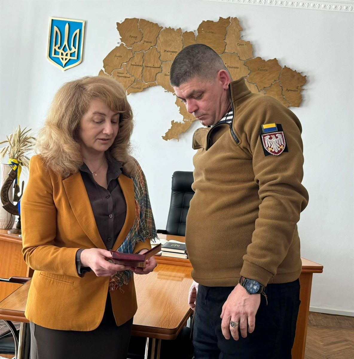 Пʼятеро Захисників у Жмеринці отримали державні нагороди за відвагу та честь